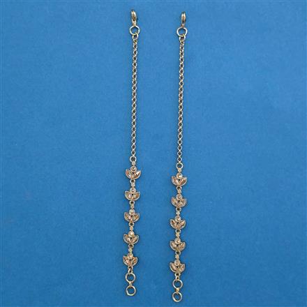 Antique Classic Ear Chain With Mehndi Plating