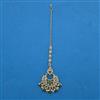 Antique Pearl Tikka With Mehndi Plating