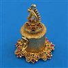Antique Birds Sindoor Box With Matte Gold Plating