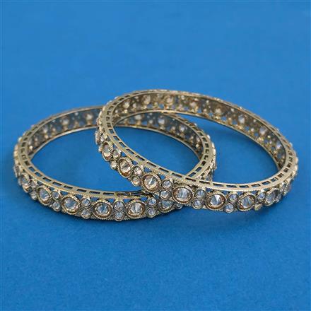 Antique Classic Bangles With Mehndi Plating