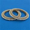 Antique Pearl Bangles With Mehndi Plating