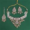 Kundan Pearl Necklace With Carat Plating