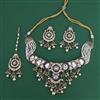 Kundan Pearl Necklace With Victorian Plating
