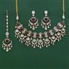 Kundan Pearl Necklace With Carat Plating