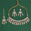 Kundan Pearl Necklace With Carat Plating