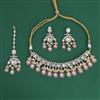 Kundan Pearl Necklace With Carat Plating
