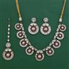Kundan Pearl Necklace With Victorian Plating