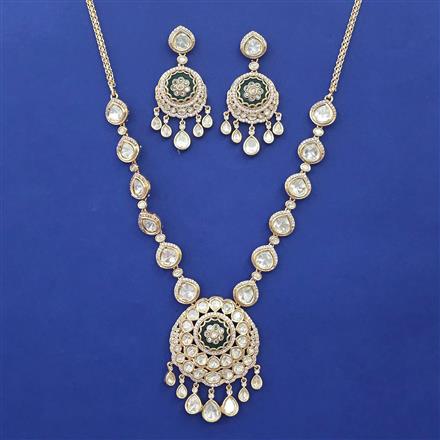 Kundan Heritage Necklace With Carat Plating