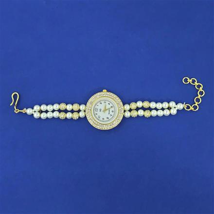 Antique Pearl Watch With Gold Plating
