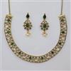 Antique Classic Necklace With Mehndi Plating