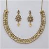 Antique Classic Necklace With Mehndi Plating