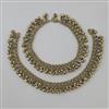 Antique Pearl Payal With Mehndi Plating