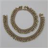 Antique Pearl Payal With Mehndi Plating