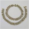 Antique Pearl Payal With Mehndi Plating