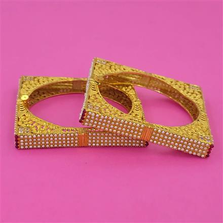 Antique Openable Bangles With Gold Plating