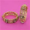 Antique Animal Bangles With Matte Gold Plating