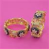 Antique Animal Bangles With Matte Gold Plating
