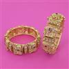 Antique Animal Bangles With Matte Gold Plating