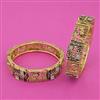 Antique Animal Bangles With Matte Gold Plating