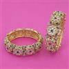 Antique Meenakari Bangles With Matte Gold Plating