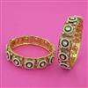 Antique Pearl Bangles With Gold Plating