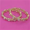 Kundan Classic Bangles With Gold Plating