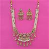 Antique Animal Necklace With Matte Gold Plating
