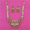 Antique Animal Necklace With Matte Gold Plating