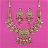 Antique Classic Necklace With Matte Gold Plating