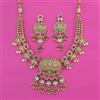Antique Classic Necklace With Matte Gold Plating