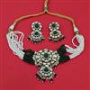 Kundan Choker Necklace With Mehndi Plating