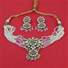 Kundan Choker Necklace With Mehndi Plating