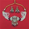 Kundan Choker Necklace With Mehndi Plating