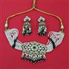 Kundan Choker Necklace With Mehndi Plating