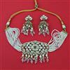 Kundan Choker Necklace With Mehndi Plating