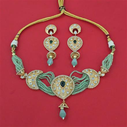 Kundan Choker Necklace with Carat Plating