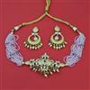 Kundan Choker Necklace with Gold Plating