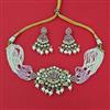 Kundan Choker Necklace With Mehndi Plating